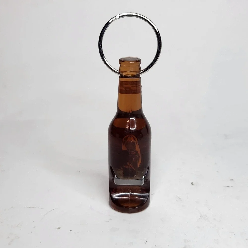 NEW Budweizer Bud Light Bottle Opener Keychain Beer Key Ring Stocking Stuffer